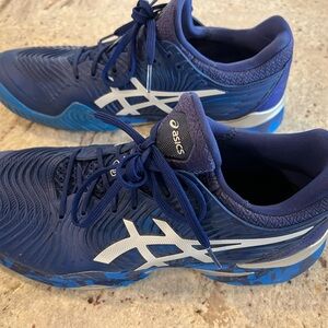 ASICS Court FF Novak Blue Print Camo